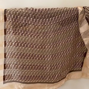 Fendi silk scarf